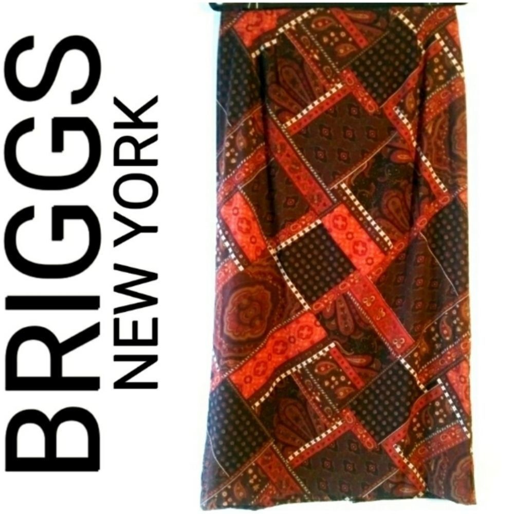 BRIGGS NEW YORK KNEE LENGTH SKIRT